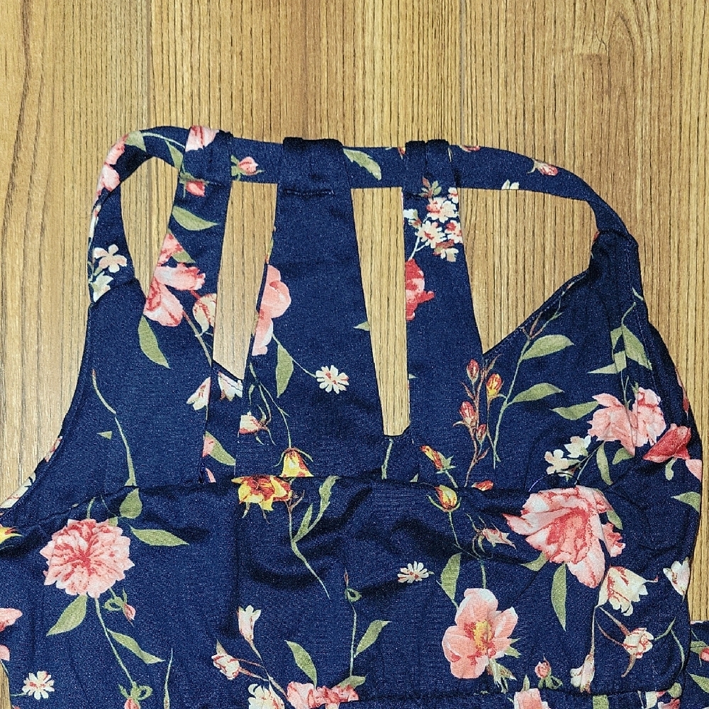 Floral Halter Maxi Dress - Picture 8 of 8